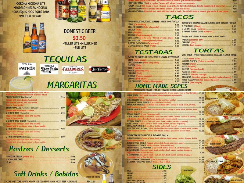 Fajitas Mexican Restaurant Of Mokena, Mokena - Menu, Reviews (138 