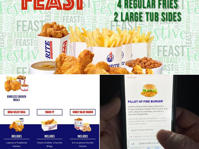 Favourite Chicken & Ribs Ilford Menu