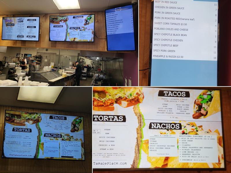 The Tamale Place Menu