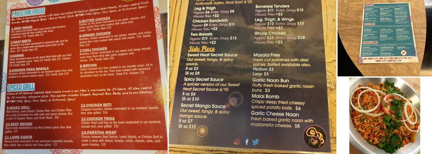 Chapati Menu