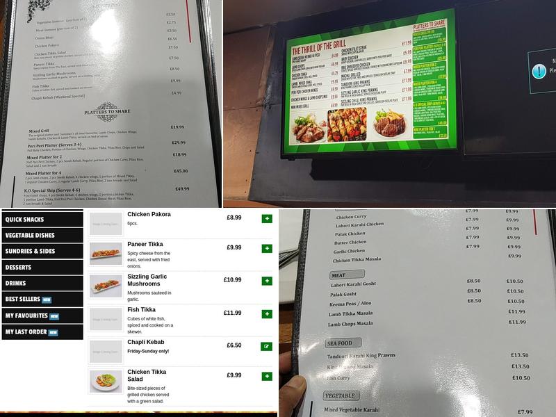 Kebabish Original Seven Kings Menu