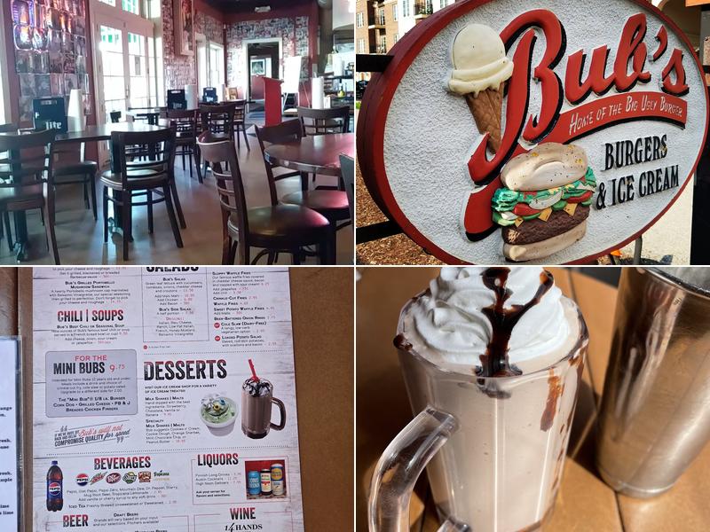 Bub's Burgers & Ice Cream Menu