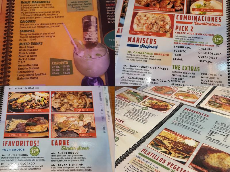 El Rodeo Menu