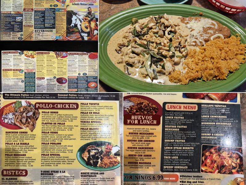 Los Rancheros Menu