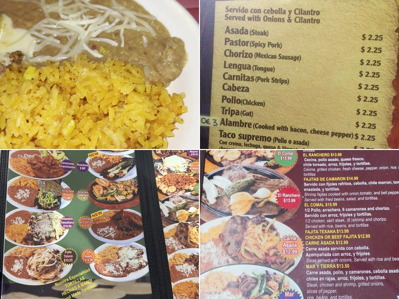 Taqueria El Maguey Menu