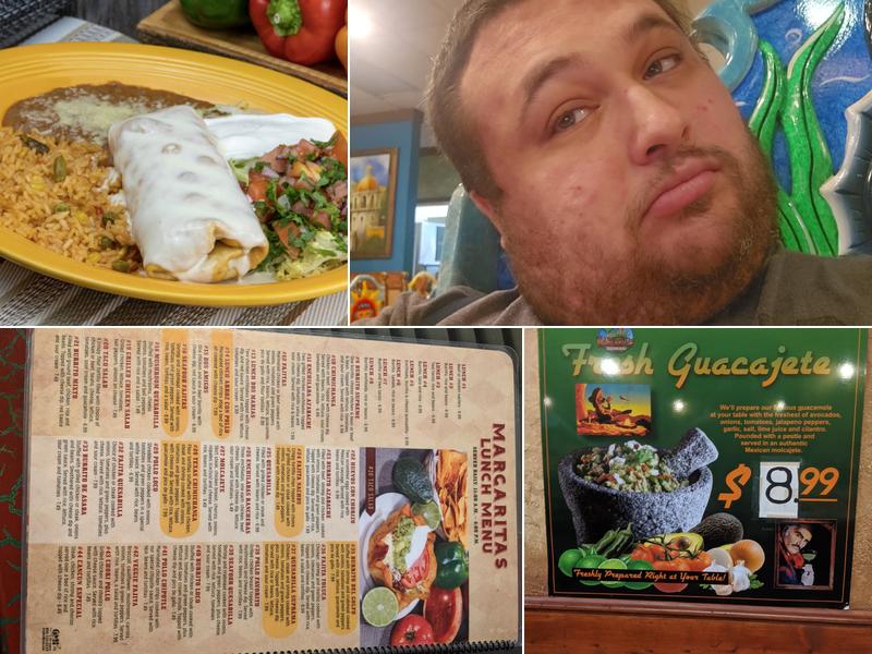 Margaritas Mexican Restaurant Menu