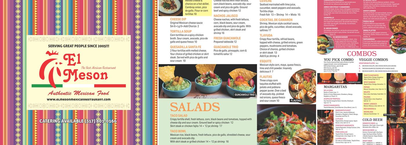 El Meson Menu