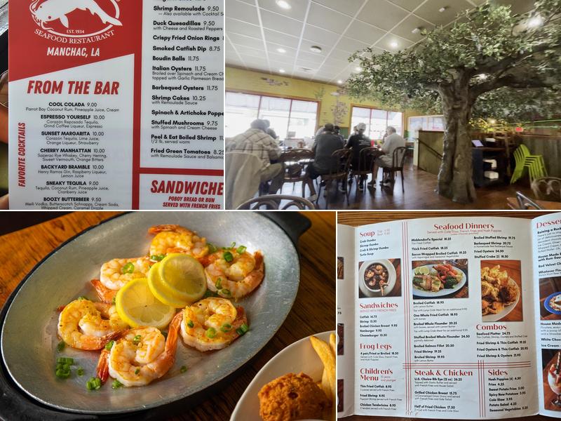 Middendorf's Manchac Menu