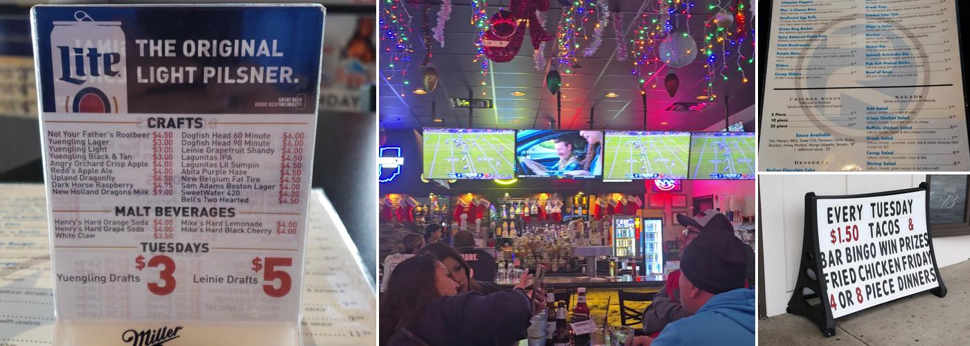 R-Bar and Grill Menu