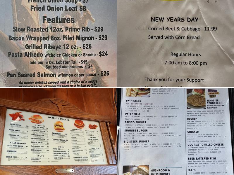 Steer-In Menu