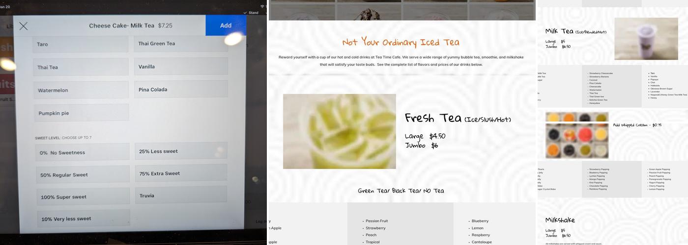 Tea Time Cafe (Mandeville) Menu
