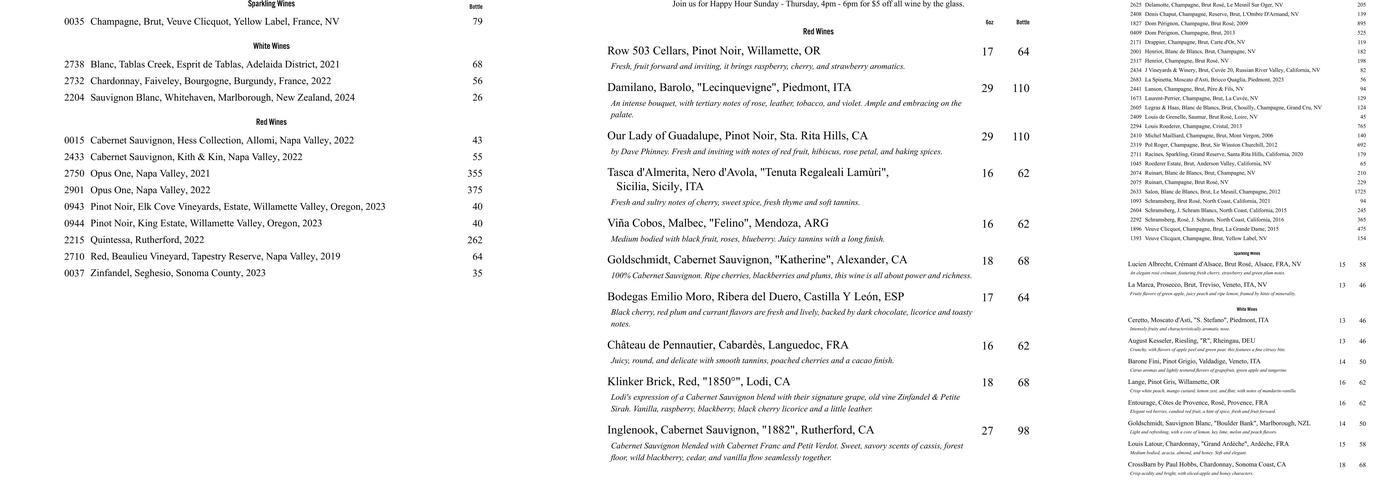 St. Elmo Steak House Menu