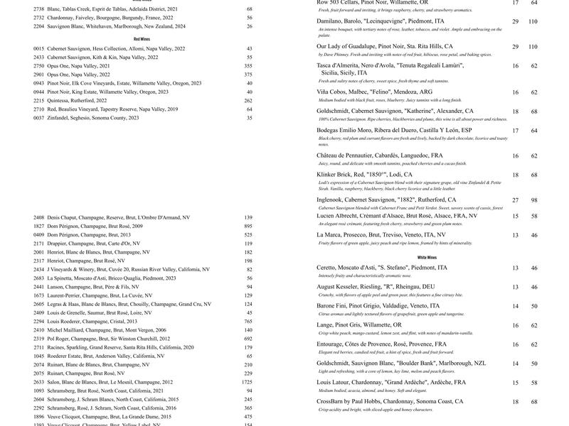 St. Elmo Steak House Menu