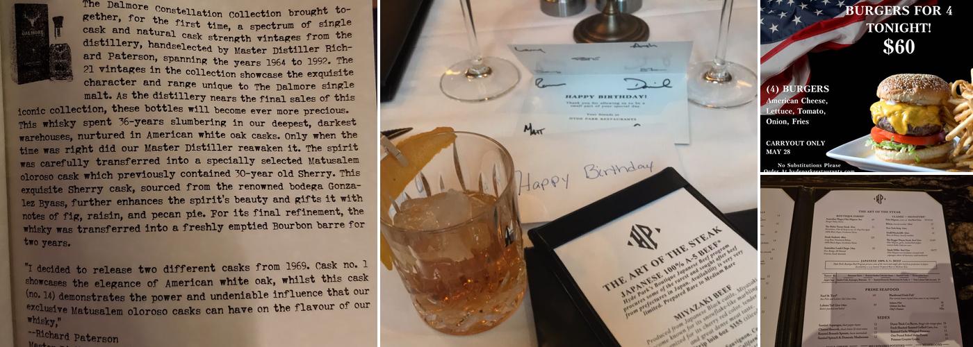 Hyde Park Prime Steakhouse Menu