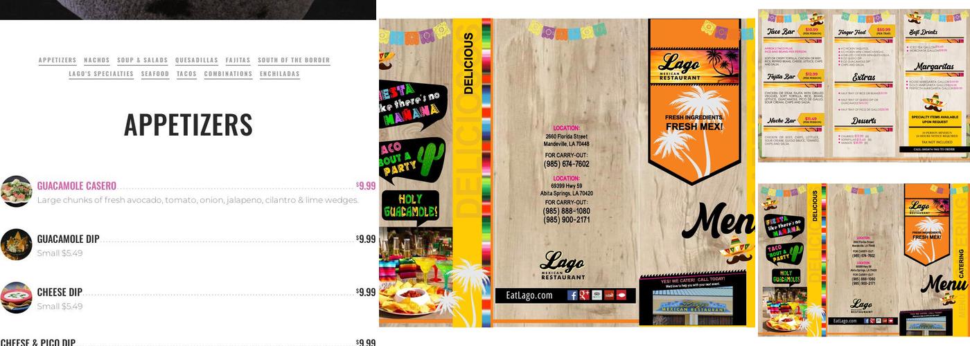 Lago Menu