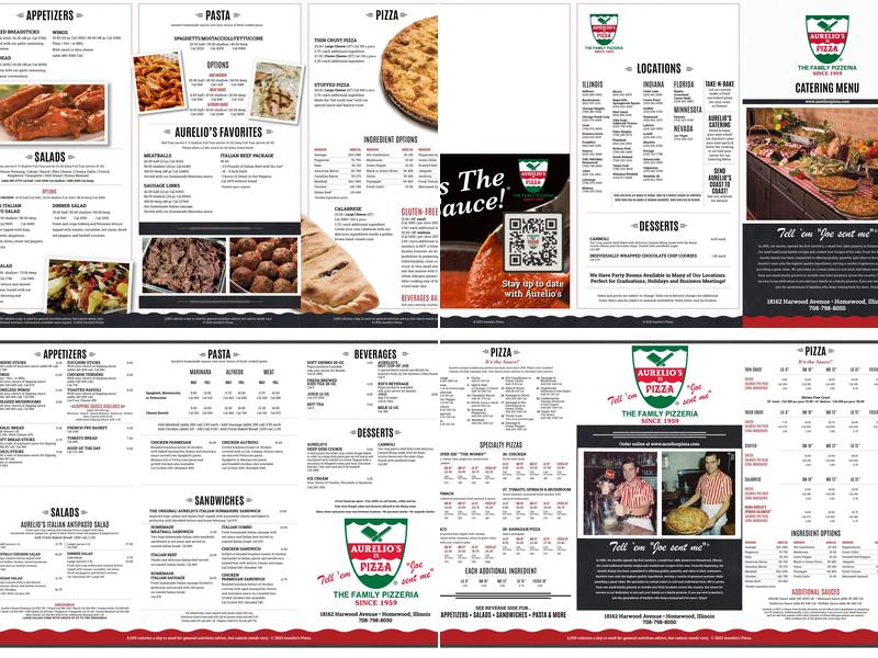 Aurelio's Pizza Homewood Menu