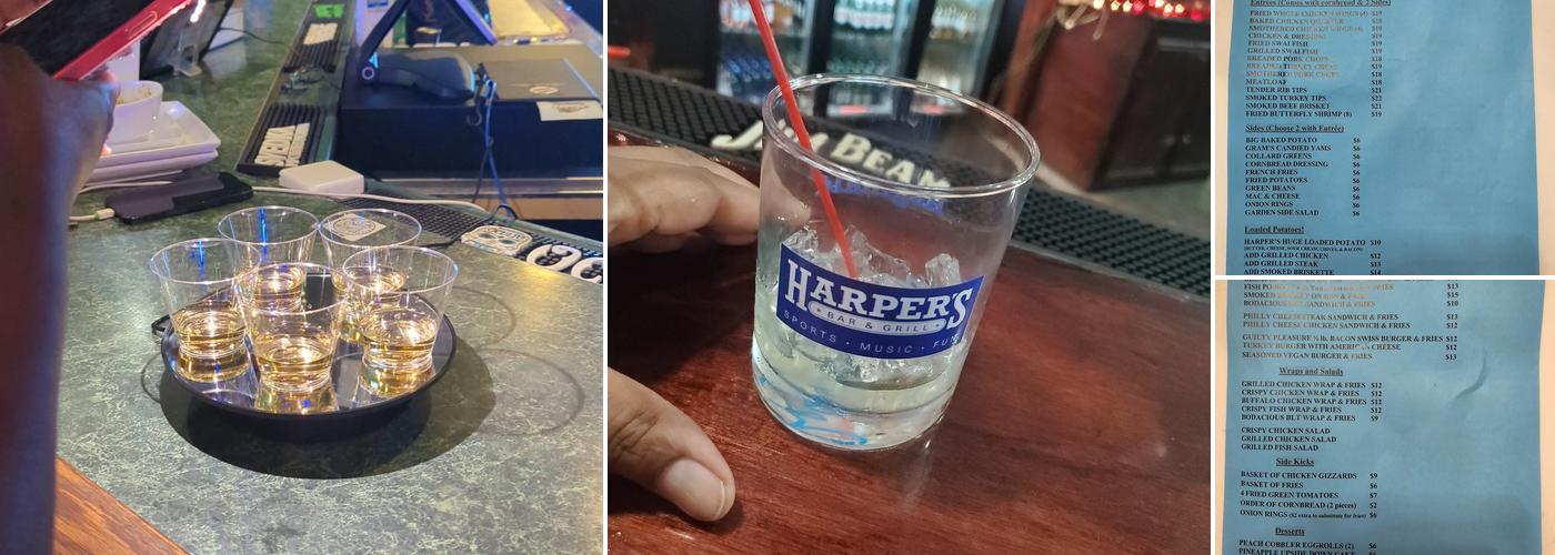 Harper's Bar & Grill Menu