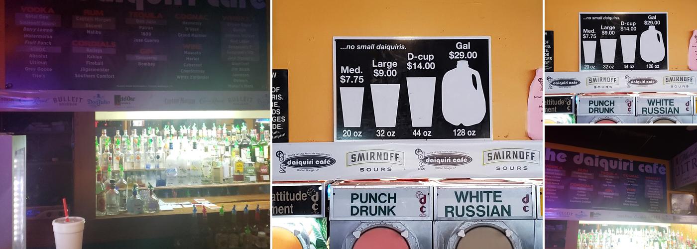 Daiquiri Cafe Menu