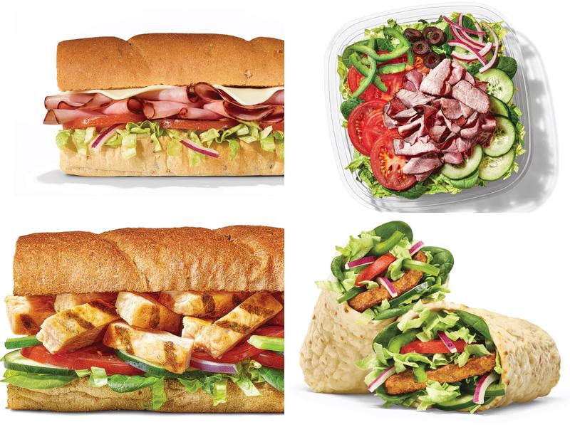 Subway Menu