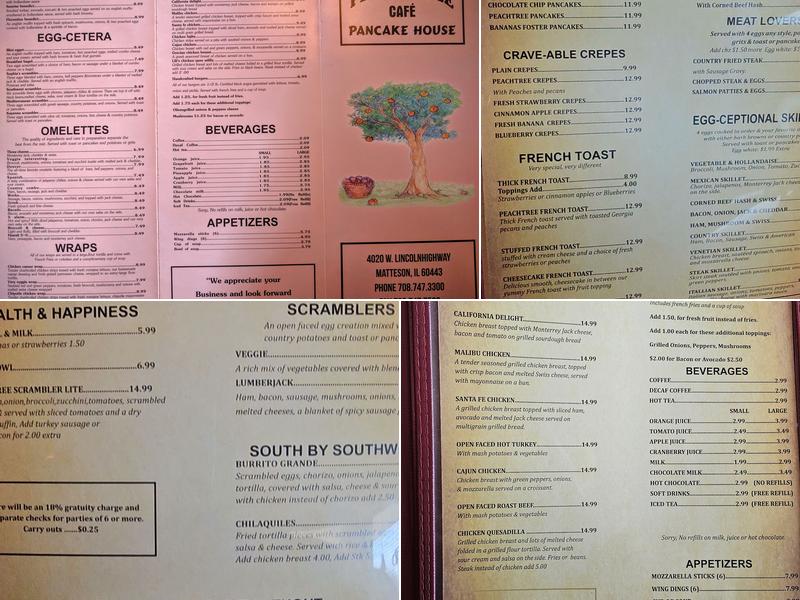 Peachtree Cafe Menu