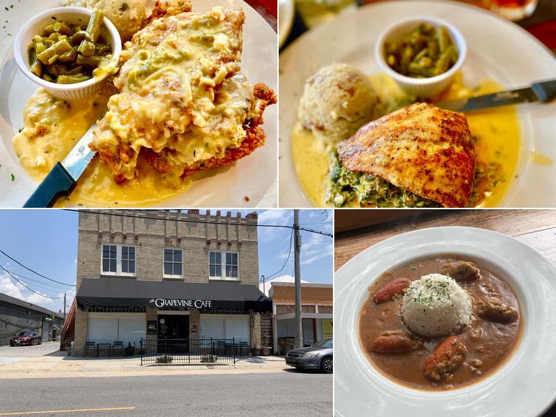 Grapevine Cafe' & Gallery 211 Railroad Ave, Donaldsonville