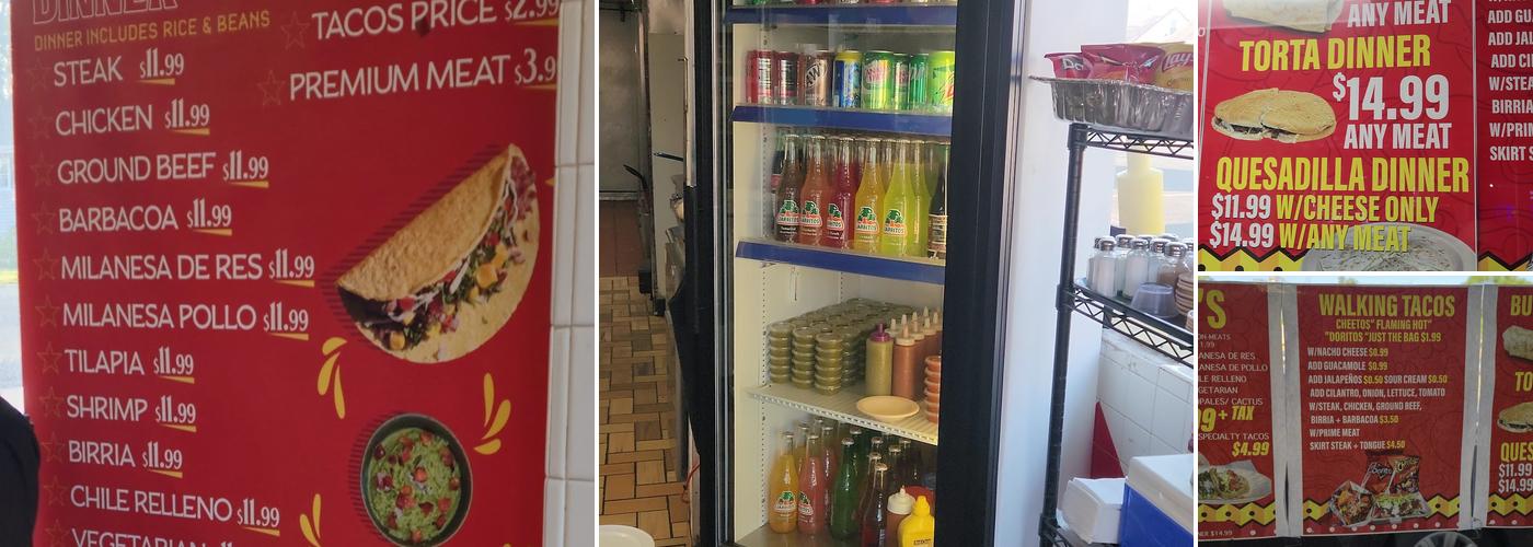 EL Gallo De Oro Menu