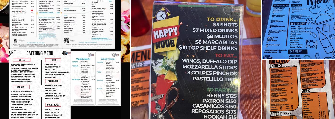 Isla Cafe Menu