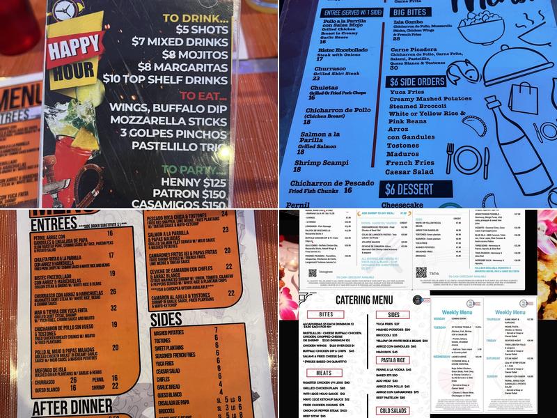 Isla Cafe Menu