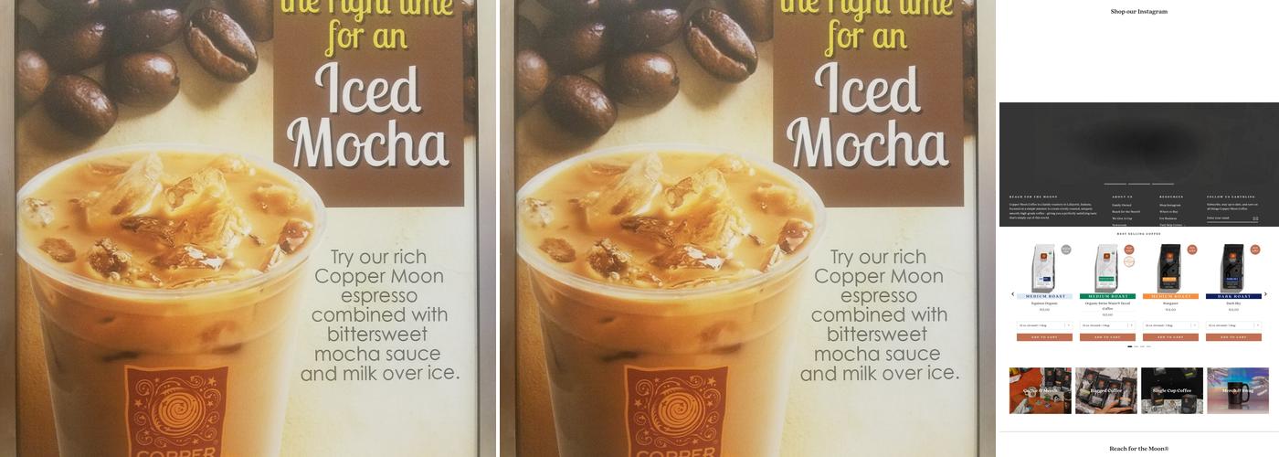 Copper Moon Coffee Menu