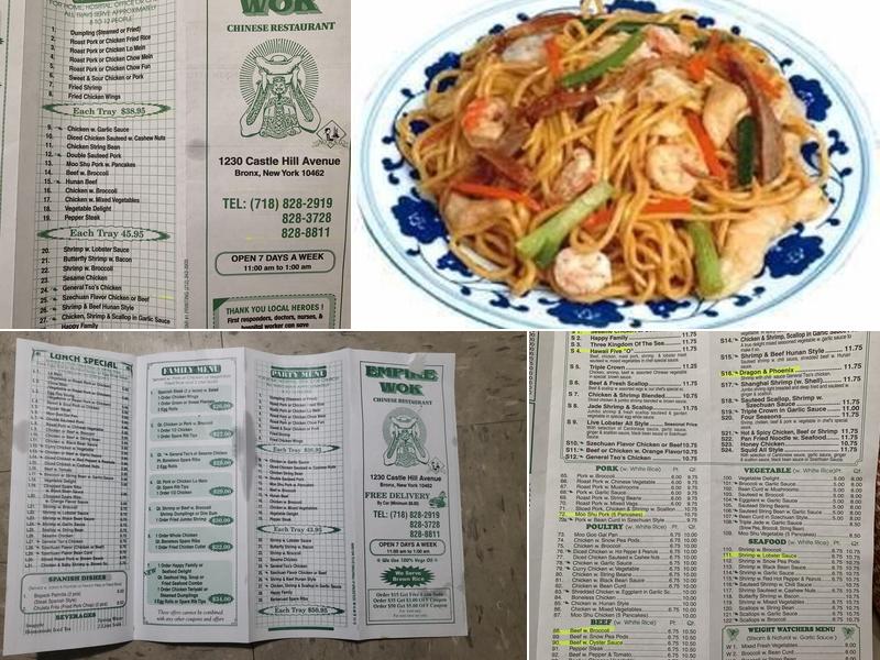 Empire Wok Menu