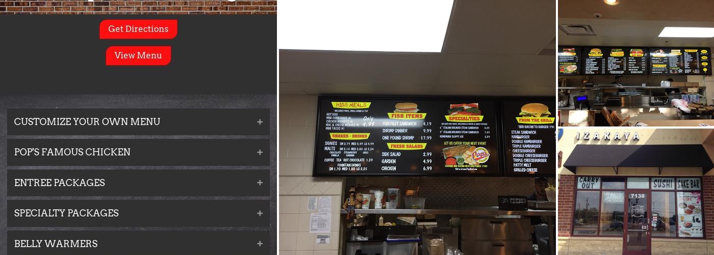 Pops Italian Beef & Sausage - Tinley Park Menu