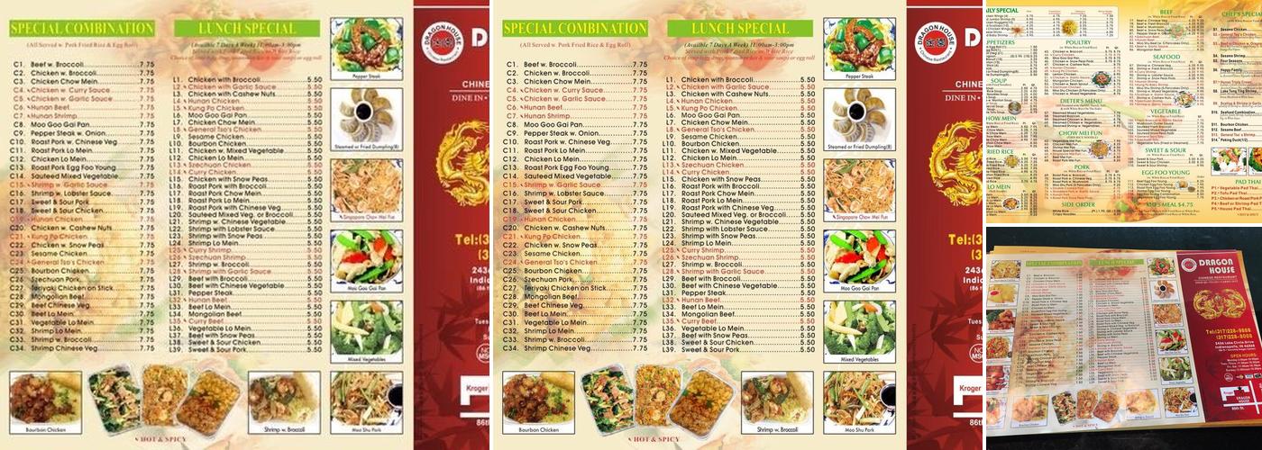 Dragon House Menu