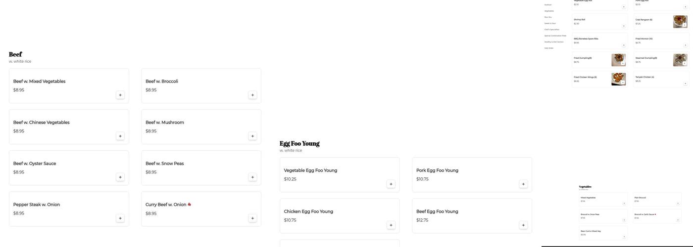 China Garden Restaurant Menu