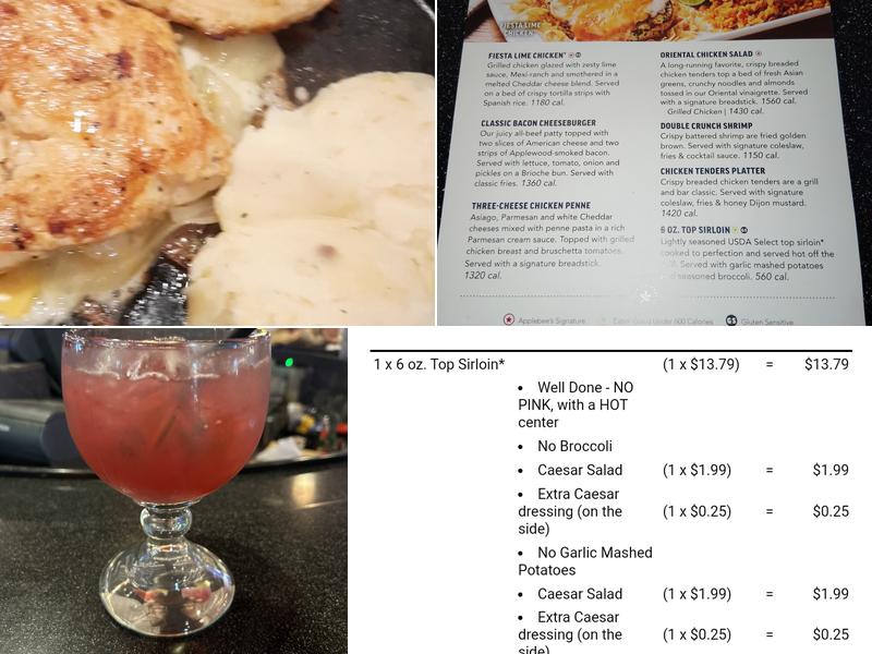 Applebee's Grill + Bar Menu