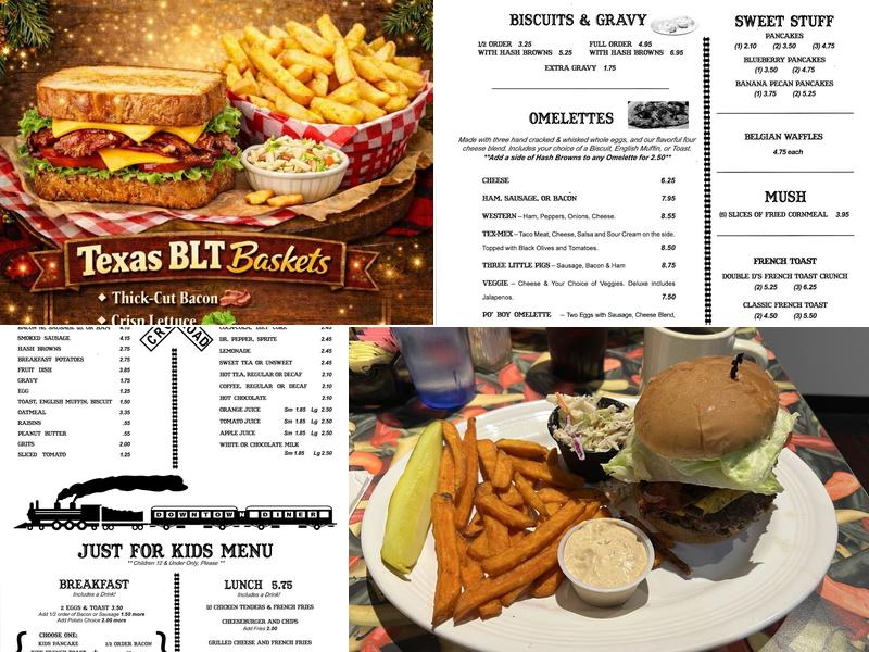 Downtown Diner Menu