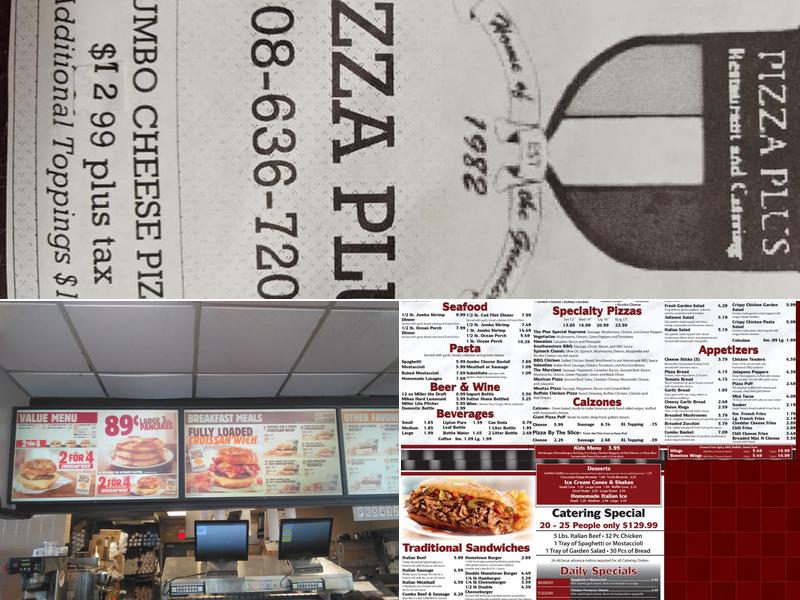 Pizza Plus Menu