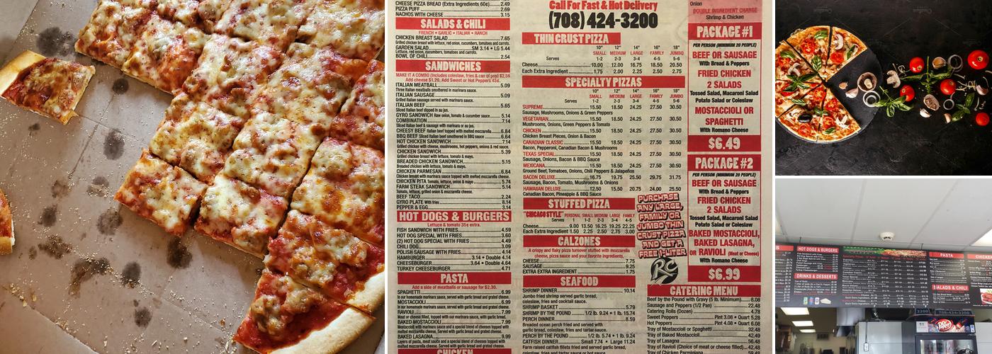 Agustano's Pizza Menu