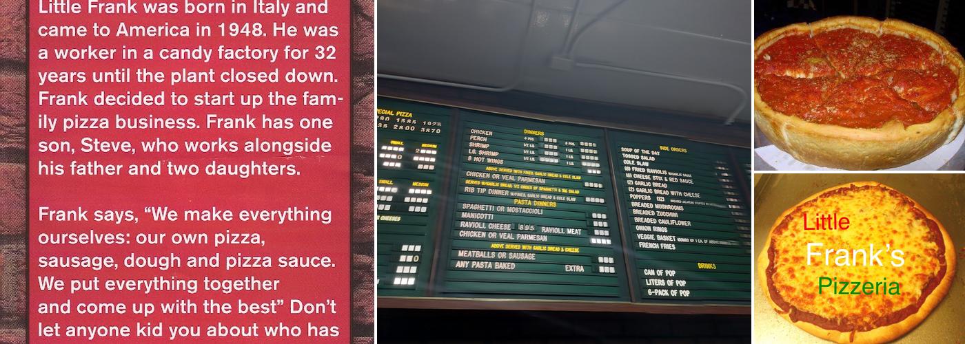 Little Frank's Pizzeria Menu