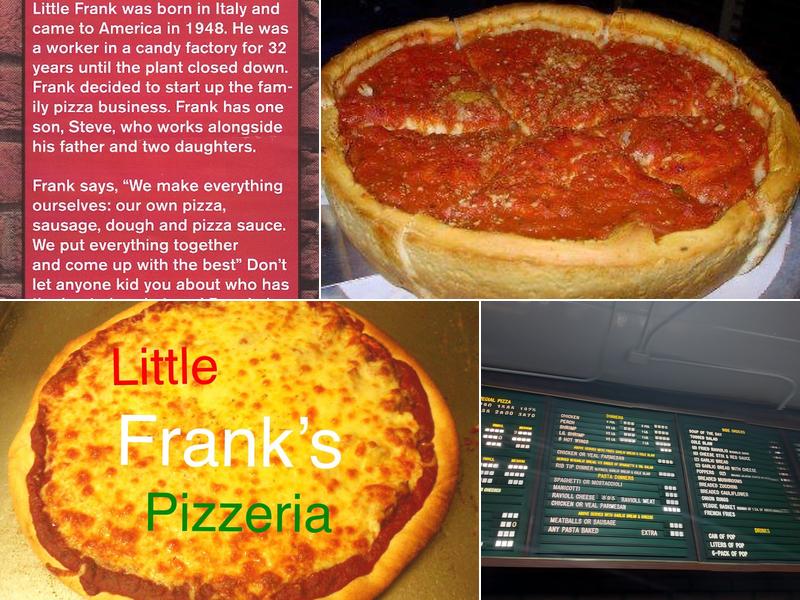 Little Frank's Pizzeria Menu