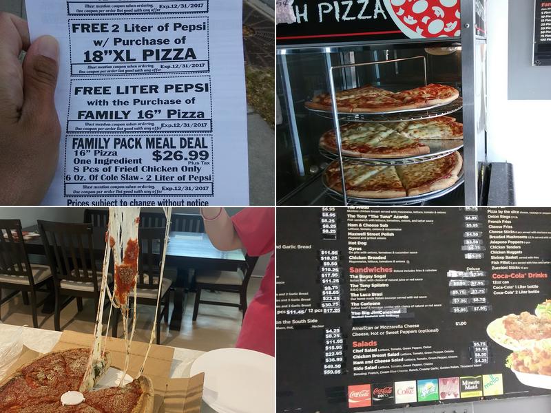 Wise Guy's Pizza Menu