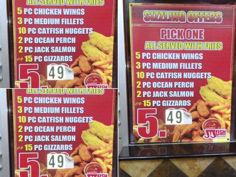 Solar Burger Menu
