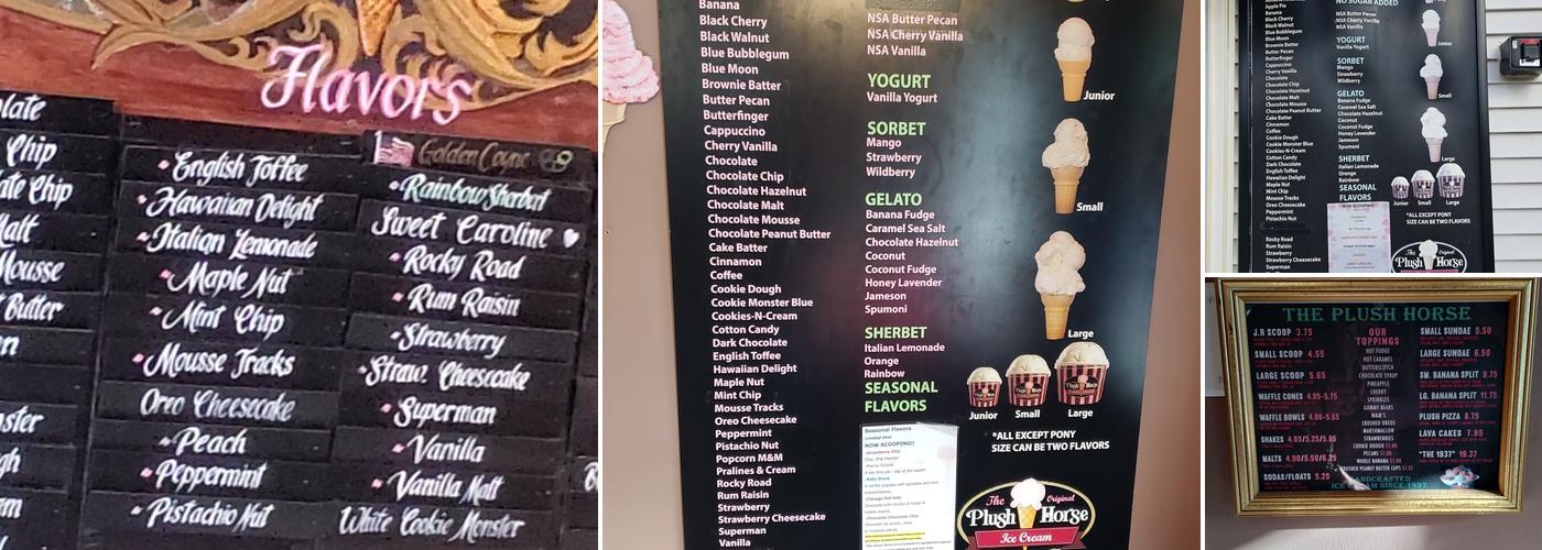 Plush Horse Palos Park Menu