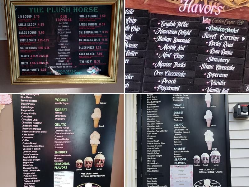 Plush Horse Palos Park Menu