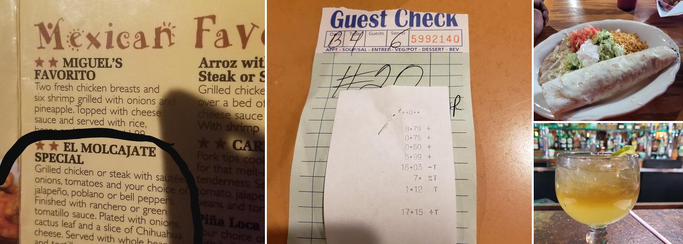 El Cielito Lindo Menu