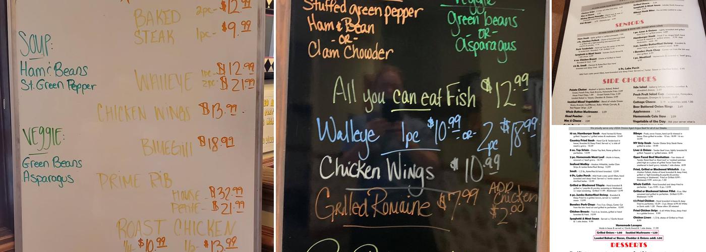 West Side Diner Menu