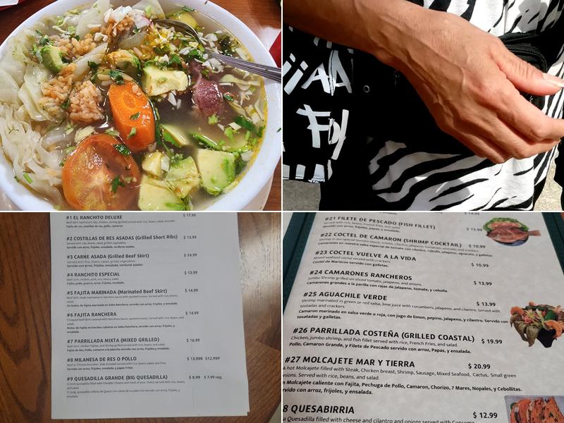 El Ranchito Menu