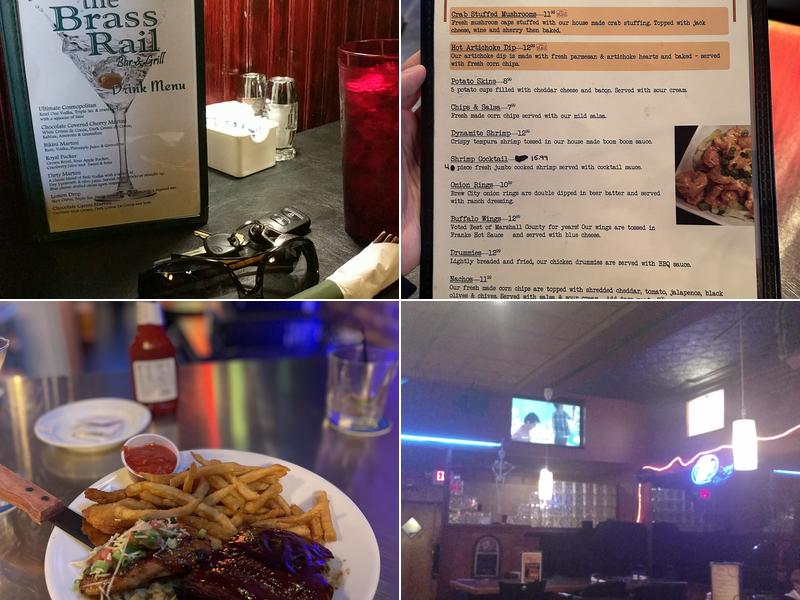 The Brass Rail Bar and Grill Menu