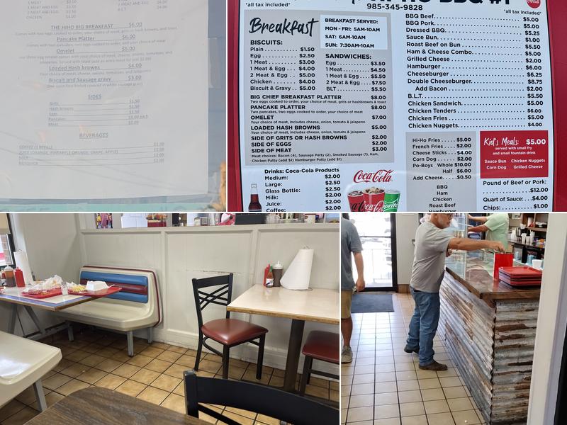 Hi-Ho #1 Barbecue Menu