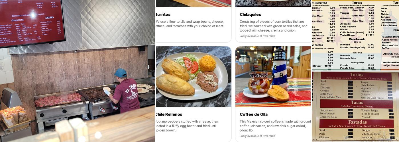 El Faro Menu