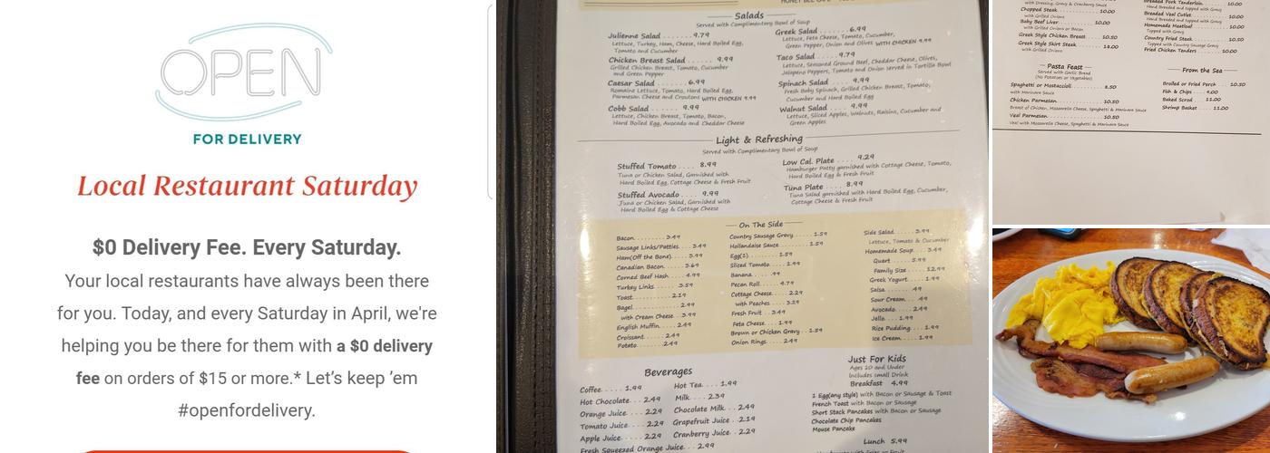 Honey Bee Cafe Menu